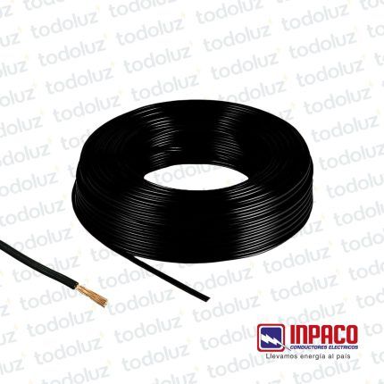 Cable Inpacord 2x2mm² Negro 300V Antillama (x.Rollo/100m) Inpaco