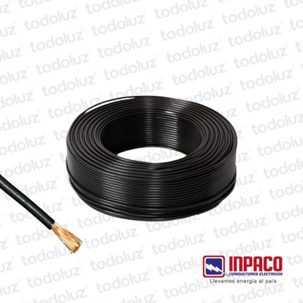 Cable Multifilar 2.5mm² Negro 750V Antillama (x.Rollo/100m) Inpaco