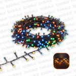 Luz Navideña T/Arroz 200Luces RGB 14mts