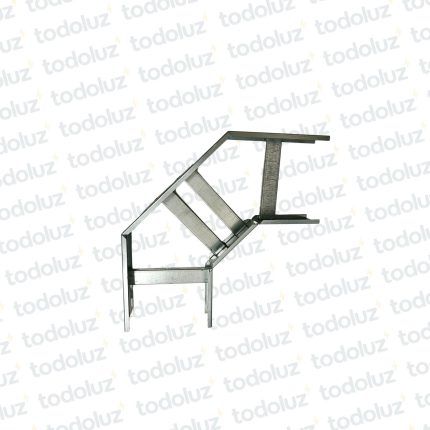 Curva Horizontal p/ Bandeja Portacable Escalera 200x60mm Chapa n° L#18/C#20 Cominsa