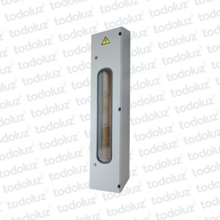 Gabinete Ext Metal p/ 3 Medidores Monof/Trif Beige Cominsa