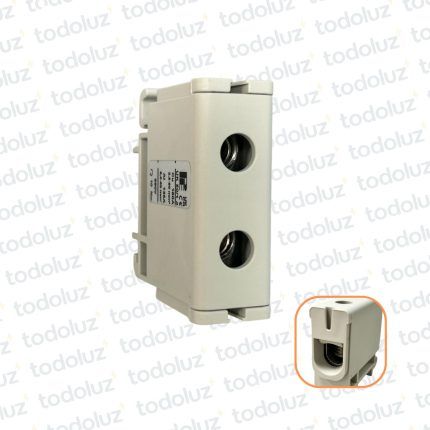 Bornera Din 50mm² Gris AL/CU Pol