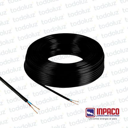 Cable Tipo Taller Inpaflex 2x1.5mm² 500V (x.Rollo/100m) Inpaco