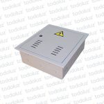 Tablero Embutir Metal p/ 2 Llaves de Ventilador Beige Cominsa