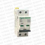 Interruptor Termomagnetico Sist. Din 2P 4A 6ka C IC60 Premium Schneider