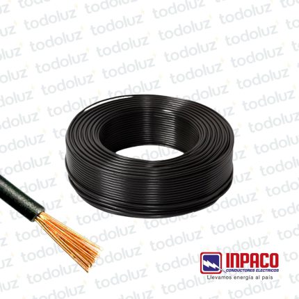 Cable Multifilar 6mm² Negro 750V Antillama (x.Rollo/100m) Inpaco
