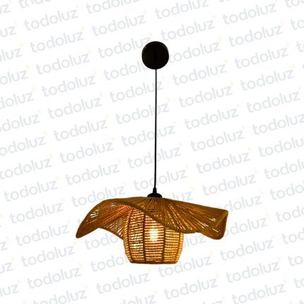 Colgante Ondulado Yute Centro Cilindro 1*E27 (54.1108)
