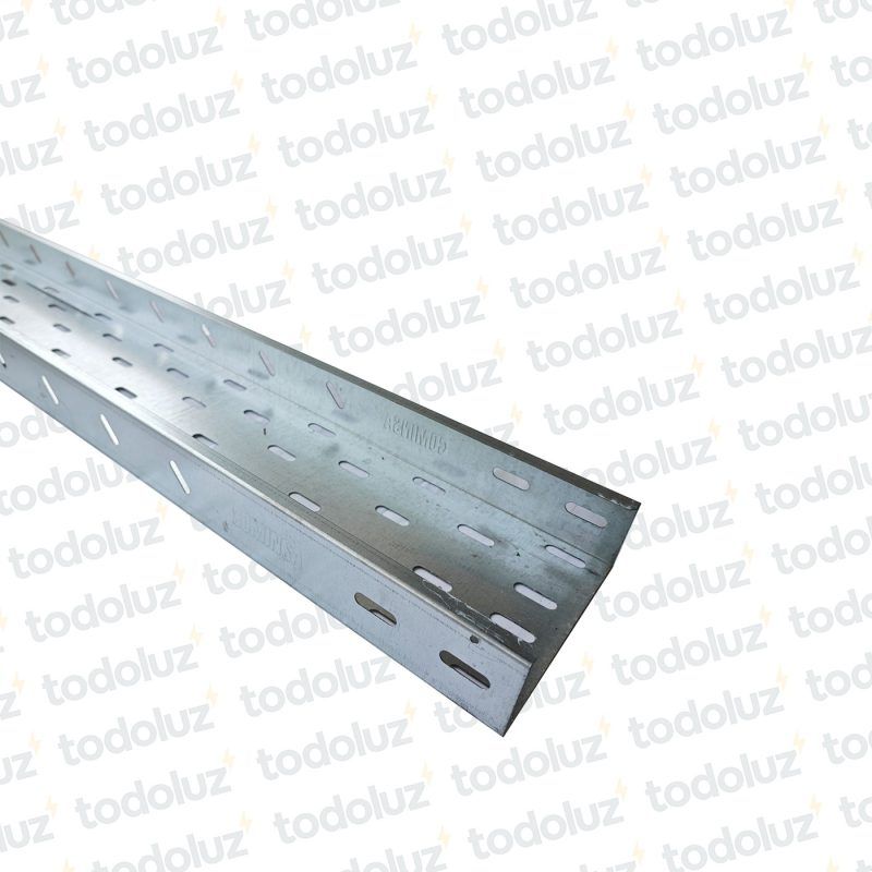 Bandeja Portacable T. Ranurado 150x50mm Chapa n°22 (x.Tira/3mts) Cominsa