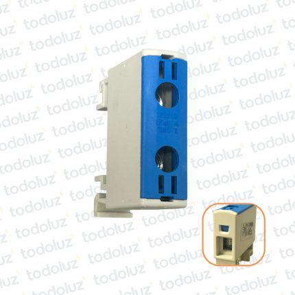 Bornera Din 16mm² Azul AL/CU Pol