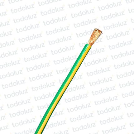 Cable Multifilar 2mm² Verde/Amarillo 750V Antillama (x.1Metro) Inpaco