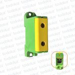 Bornera Din 95mm² Verde/Amarillo AL/CU Pol