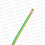 Cable Multifilar 6mm² Verde/Amarillo 750V Antillama (x.1Metro) Inpaco