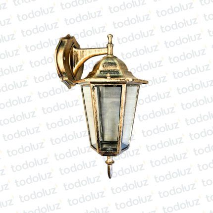 Farol Bronce 4C Vd. Recto 1*E27 (55.084)