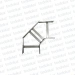 Curva Horizontal p/ Bandeja Portacable Escalera 300x60mm Chapa n° L#18/C#20 Cominsa