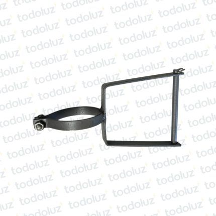 Rack metal p/ 1 Aislador y abrazadera 2"