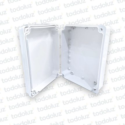 Caja de Paso Ext Plastico 193x253x81mm Blanco c/ Tapa IP65 T-Plast