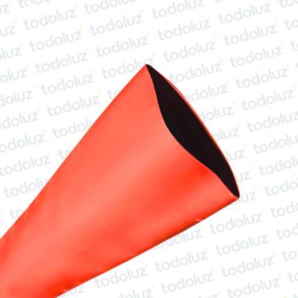 Tubo Termocontraible 45mm (x.1metro) Rojo