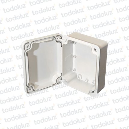 Caja de Paso Ext Plastico 123x158x67mm Blanco c/ Tapa IP65 T-Plast