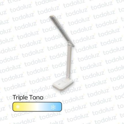Luminaria de Mesa Plegable Portatil Blanco Triple Tono (56.252)