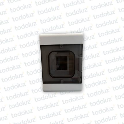 Tablero Exterior 4 Modulos Din Plastico IP65 c/ Tapa Fume T-Plast
