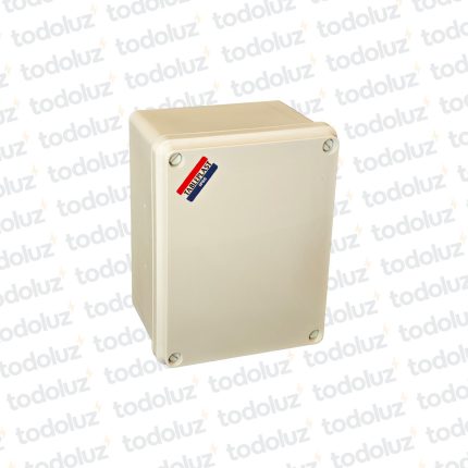 Caja de Paso Ext Plastico 168x218x122mm Blanco c/ Tapa IP65 T-Plast