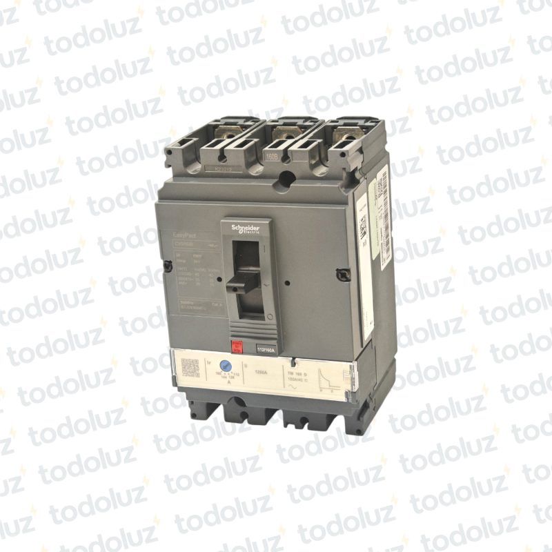 Interruptor Automatico en Caja Moldeada Regulable 3P 160A 25ka 380Vac Schneider