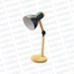 Luminaria de Mesa Articulable Madera Combinado c/Negro 1*E27 (56.241)
