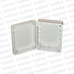 Caja de Paso Ext Plastico 148x188x72mm Blanco c/ Tapa IP65 T-Plast