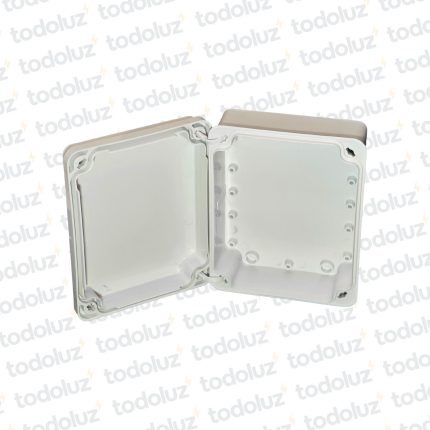 Caja de Paso Ext Plastico 148x188x72mm Blanco c/ Tapa IP65 T-Plast