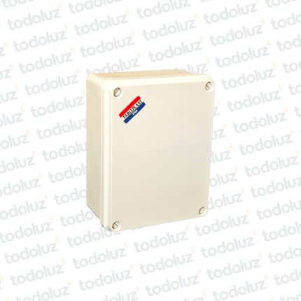Caja de Paso Ext Plastico 168x218x97mm Blanco c/ Tapa IP65 T-Plast