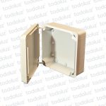 Caja de Paso Ext Plastico 168x168x72mm Blanco c/ Tapa IP65 T-Plast