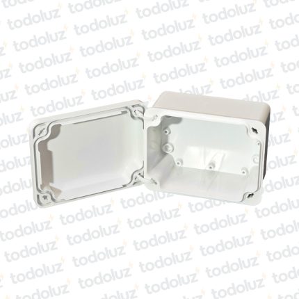 Caja de Paso Ext Plastico 123x158x87mm Blanco c/ Tapa IP65 T-Plast