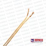 Cable Inpacord 2x0.5mm² Transparente 300V (x.1Metro) Inpaco