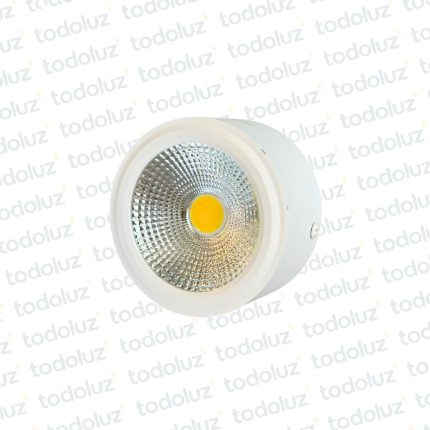 Spot Led Adosar Redondo Blanco 10W 3000°k IP20 700lm 90x50mm