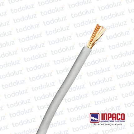 Cable Multifilar 4mm² Gris 750V Antillama (x.1Metro) Inpaco