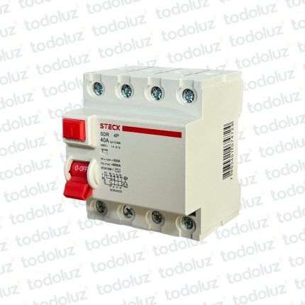 Disyuntor Diferencial Sist. Din 4P 40A 30mA Steck