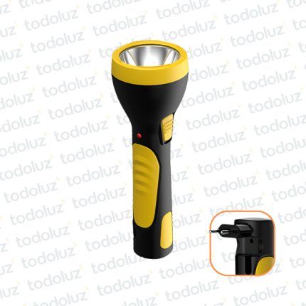 Linterna Led 200lm Recargable 100/240Vac Taschibra