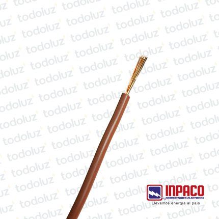 Cable Multifilar 1mm² Marron 750V Antillama (x.1Metro) Inpaco