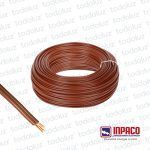 Cable Inpacord 2x1mm² Marron 300V Antillama (x.1Metro) Inpaco