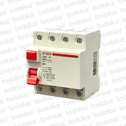 Disyuntor Diferencial Sist. Din 4P 63A 30mA Steck