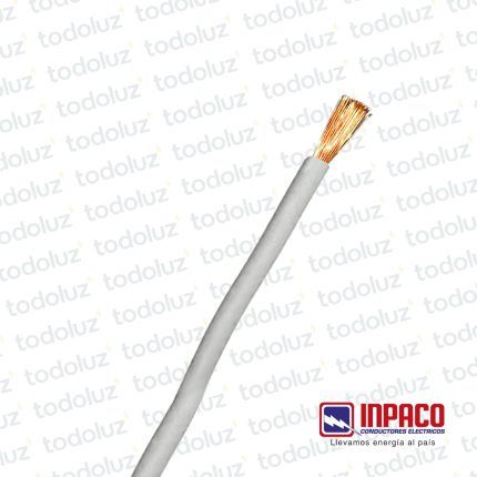 Cable Multifilar 2mm² Gris 750V Antillama (x.1Metro) Inpaco