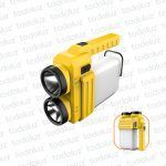 Linterna Led 3x1 400/160lm Recargable USB 5Vdc Taschibra