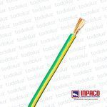 Cable Multifilar 4mm² Verde/Amarillo 750V Antillama (x.1Metro) Inpaco