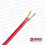 Cable Inpacord 2x1mm² Polarizado 300V Antillama (x.1Metro) Inpaco