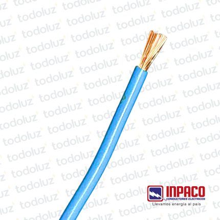 Cable Multifilar 4mm² Celeste 750V Antillama (x.1Metro) Inpaco