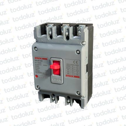 Interruptor Automatico en Caja Moldeada Fijo 3P 160A 35kA 400Vac Steck