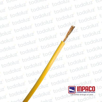 Cable Multifilar 1mm² Amarillo 750V Antillama (x.1Metro) Inpaco