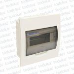 Tablero Embutir Plastico Din 8 Modulos c/ Tapa Fume