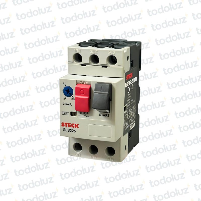 Guardamotor Regulable 2.5-4A/3P/0.75kW Steck