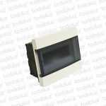 Tablero Embutir Plastico Din 9 Modulos c/ Tapa Fume Eletromar